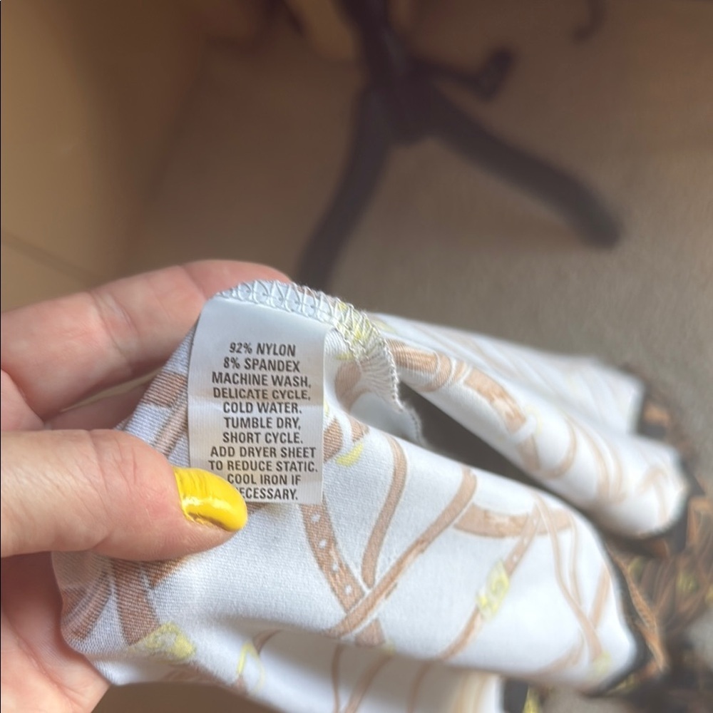 Equestrian Patterned Dress W Pockets! - image 4